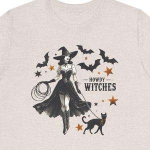 Howdy Witches Shirt • Western Cowgirl Witch Halloween Tee • Spooky Rodeo Shirt • Witchy Fall Shirt • Bella Canvas Graphic Tee