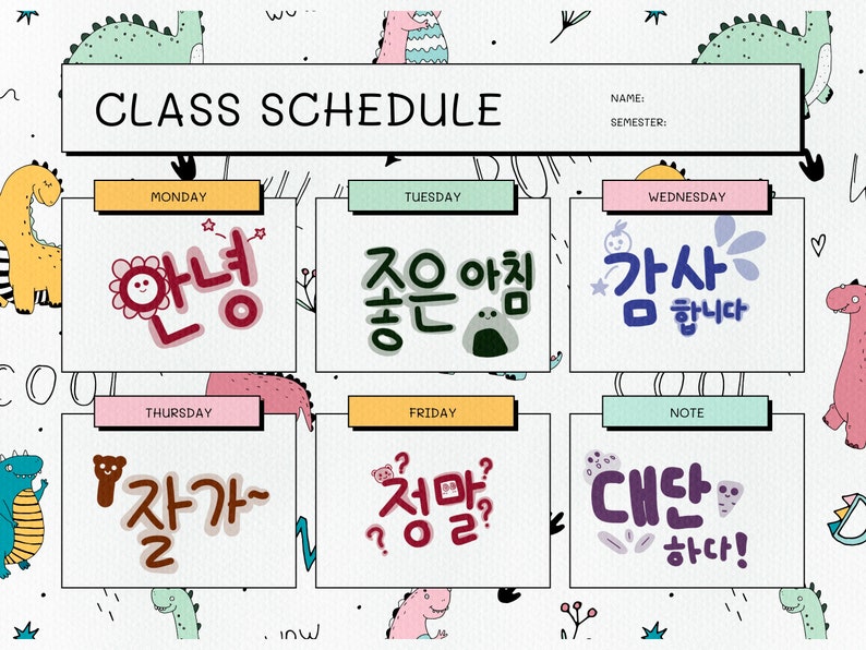 Korean Procreate Stamps Procreate Brushes Korean Brush Etsy