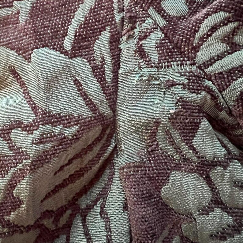 Elevenses from Anthropologie Quilted Double Breasted Pea Coat w Emerald Brocade image 11