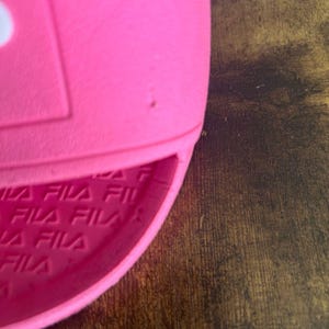 Fila, hot pink, sporty, slip on shoes. image 3