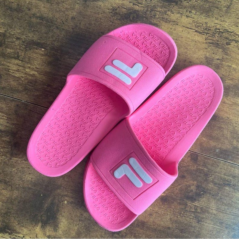 Fila, hot pink, sporty, slip on shoes. image 7
