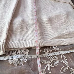 Urban Outfitters Cream and Burgundy Lettermens Button down Cardigan image 10