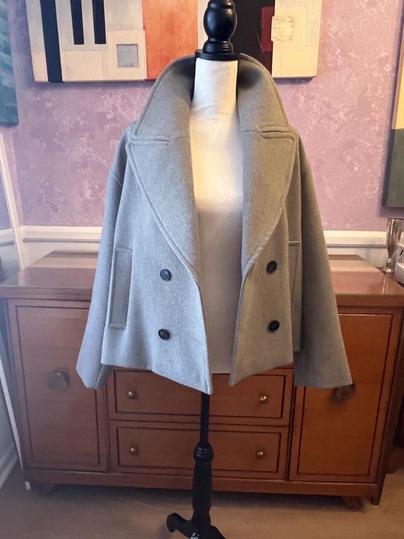 Sofisticated Zara Double Breasted Blazer with Wid… - image 1