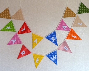 Personalized Name Bunting: Baby Shower Banner
