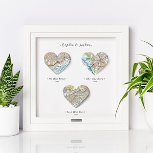 Cartes personnalisées pour cadeau de rencontre. He Was Born, She Was Born, Love Was Born .. ou choisissez votre propre formulation