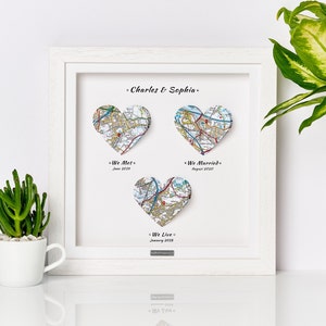 Nous nous sommes rencontrés Nous nous sommes mariés. CARTE Imprimer CADEAU DE MARIAGE. Anniversaire de papier. Premier anniversaire. Un an d'existence. Cadeau d'anniversaire mari femme. Femme