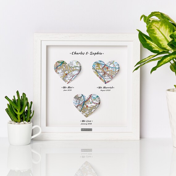 Heart Map Frame Heart Map Frame
