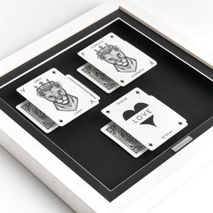 Hers and Hers Valentines Day,  Personalised Cards Gift, From Girlfriend to Girlfriend, Anniversary, Personalised Playing Cards, Customised
