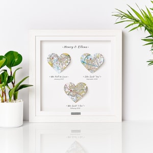 Papier cadeau d'anniversaire d'un an 1er anniversaire de mariage Nous nous sommes rencontrés Nous nous sommes mariés nous vivons, nous nous sommes fiancés nous nous sommes mariés nous vivons
