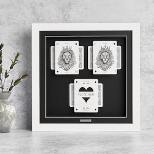 Cadeau personnalisé de Saint-Valentin gay pour mari, art de cartes à jouer pour couple gay, cadeau de mariage gay cadeau de Saint-Valentin LGBTQ cadeau pour couple lesbien