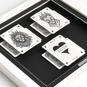Datingcadeau voor PARTNER VRIENDIN - Jubileum - Gepersonaliseerde speelkaarten - Cadeaulijst aanwezig – Unieke datingcadeaus – Op maat
