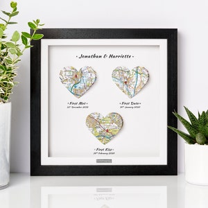 We met We married. Map Print Wedding Gift. Paper Anniversary. First Anniversary. One year anniversary. Husband wife anniversary gift. Wife image 4