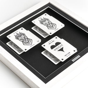 Cadeau de mariage gay, LGBT, impression personnalisée de cartes à jouer pour couple, art mural cadeau d'anniversaire, mariage, impression, mari gay, femme gay