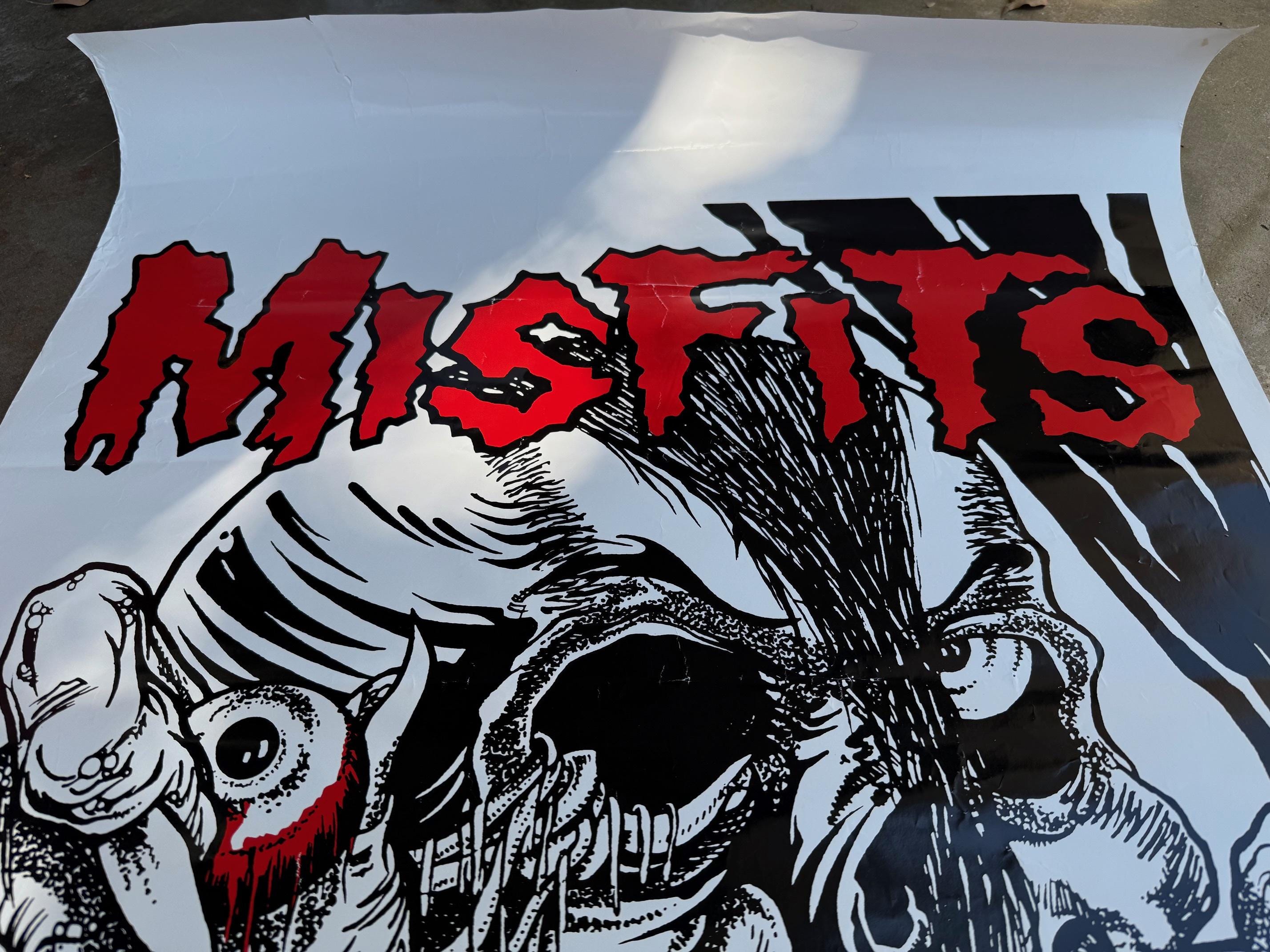 The Misfits Rare 1980s Poster Pushead - Etsy