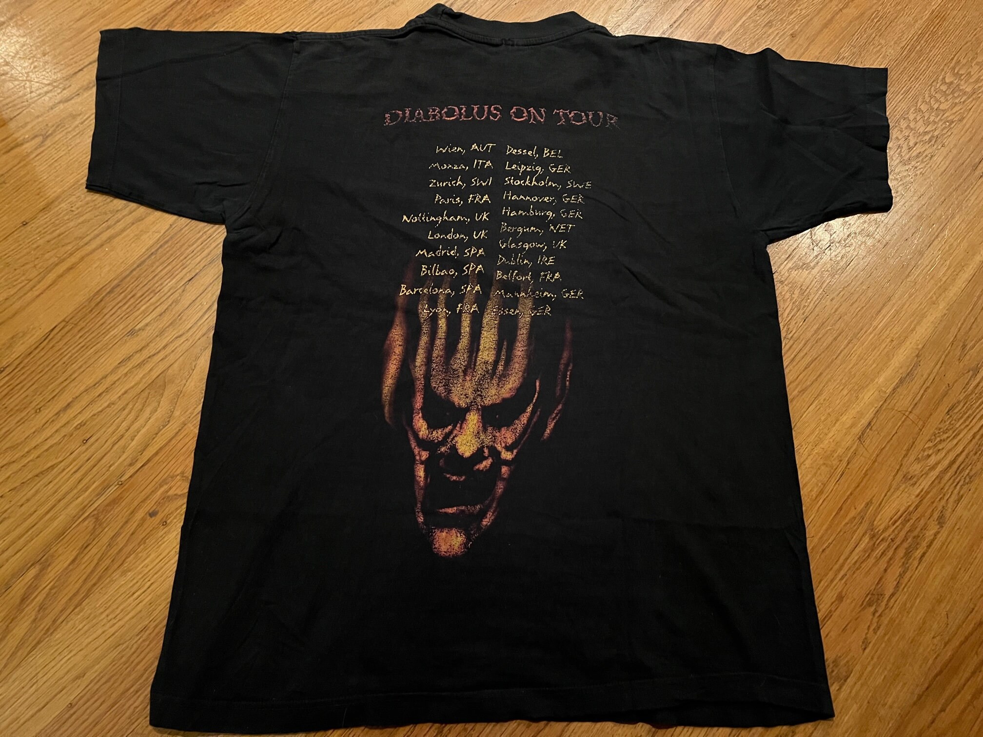 Slayer - Diabolus in Musica Vintage Tour Shirt - Etsy