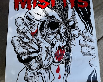 The Misfits Rare 1980s Poster Pushead - Etsy