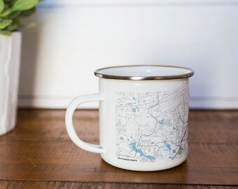 Jacksonville, Arkansas Enamel Mug and Coffee Cup