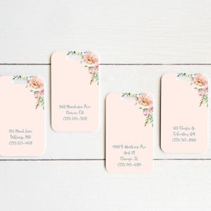 Personalized Luggage Tag, Set of 4 Bridesmaids Gift image 3