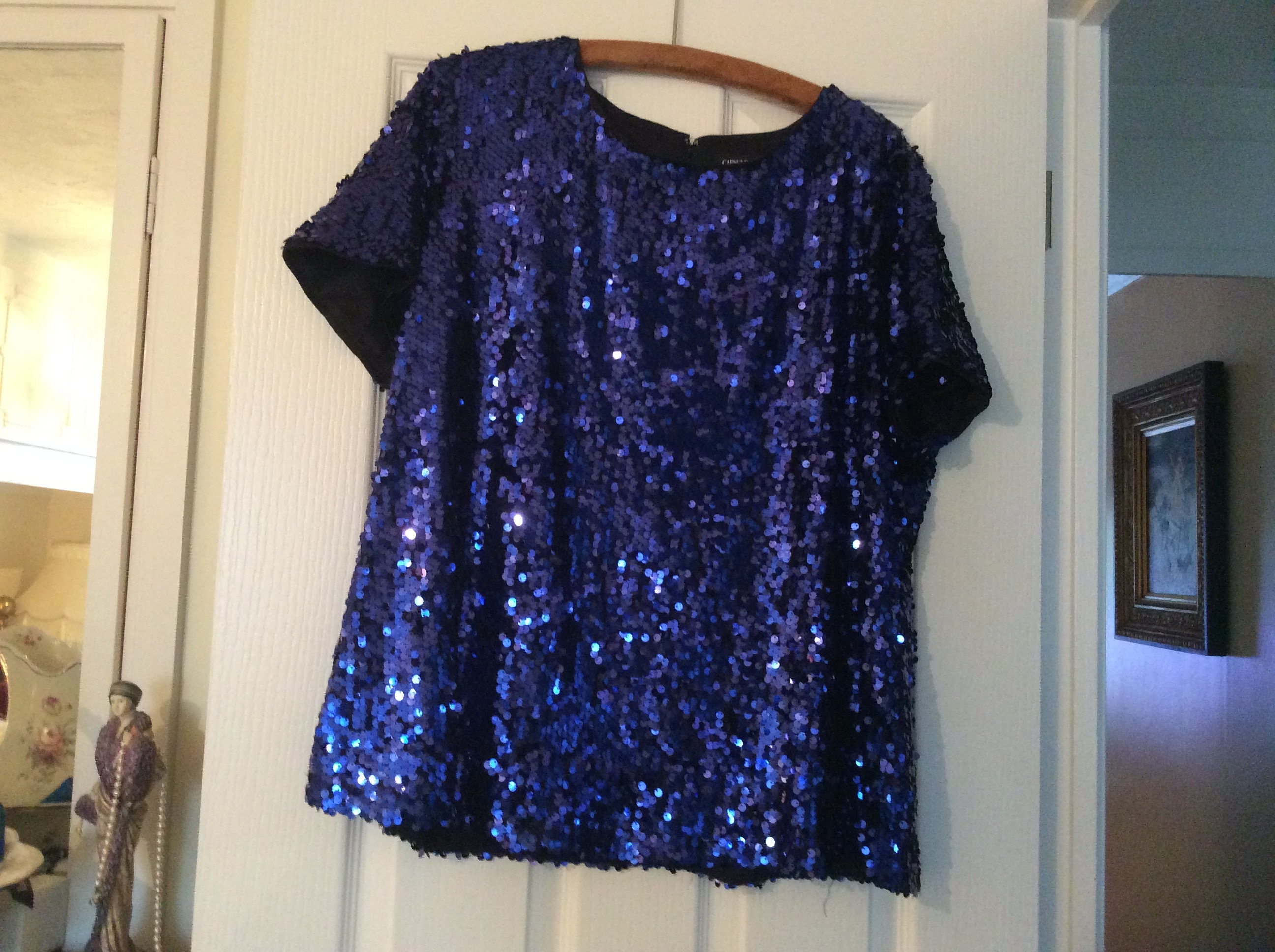 Image of Sale Reduced Price Stunning Capsule Top Blue Size