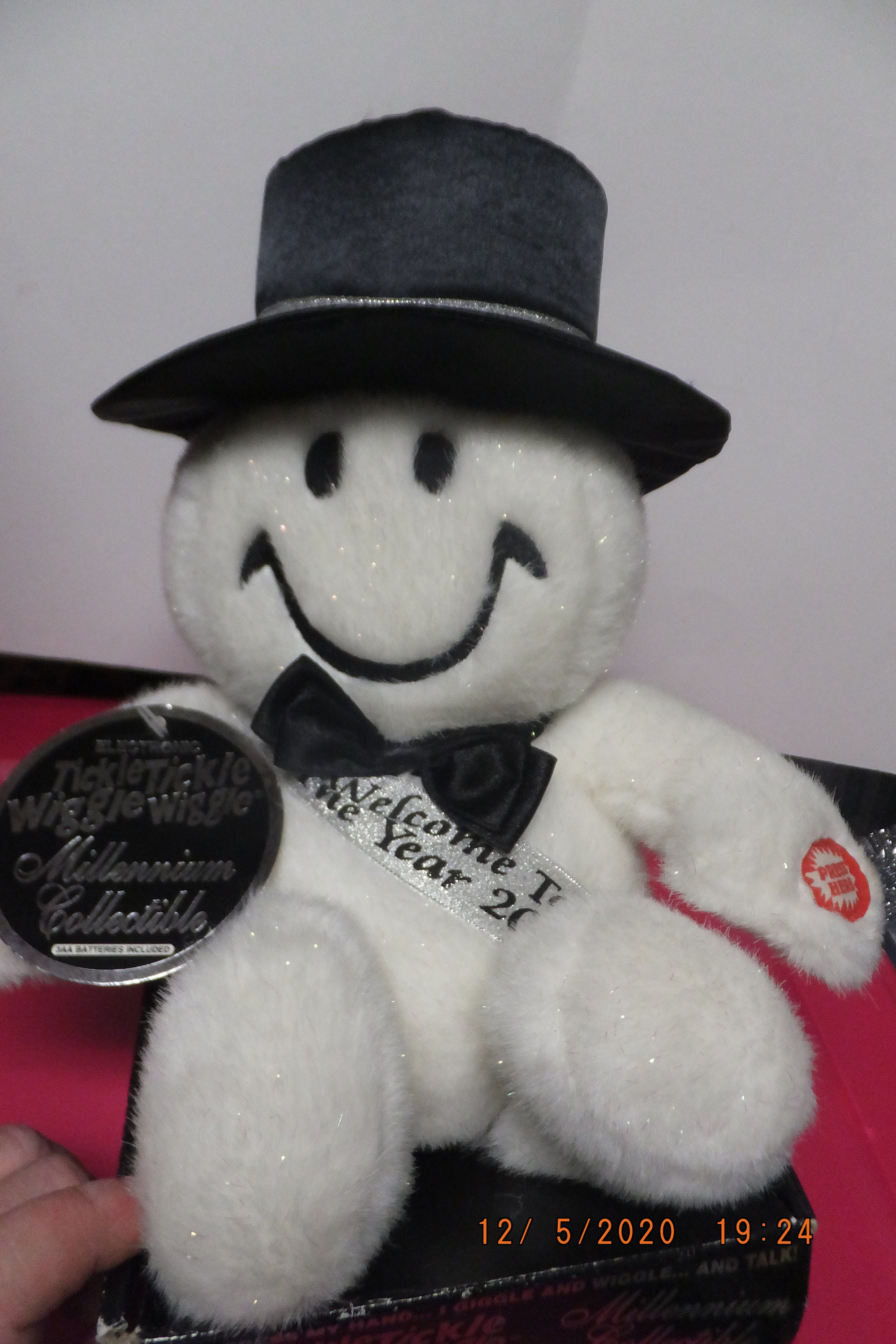 Dan Dee Millennium Talking Plush Snowman Tickle Wiggle Ltd Ed Etsy