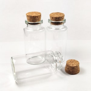 Cork Top Glass Bottle 2.25 Inch