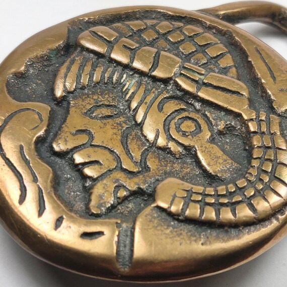 Vtg Banshee Brass Tech Ether Guild Warrior Jesse … - image 3