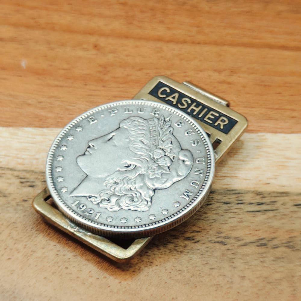 1890 モルガンダラー マネークリップ スターリングシルバー Morgan Silver Dollar Coin Money Clip - Etsy