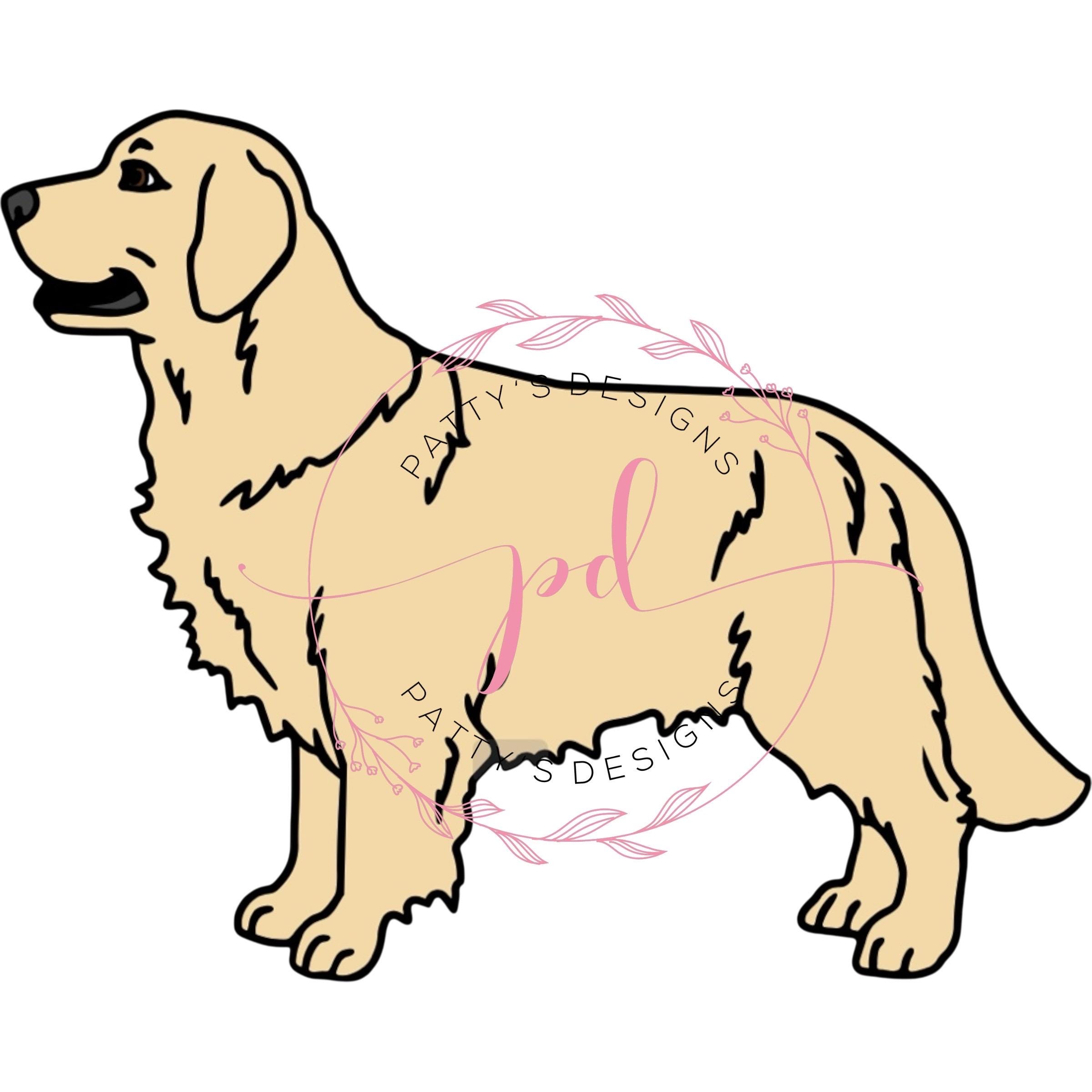 Golden Retriever Personalized Keychain or Ornament - Thumbnail 7