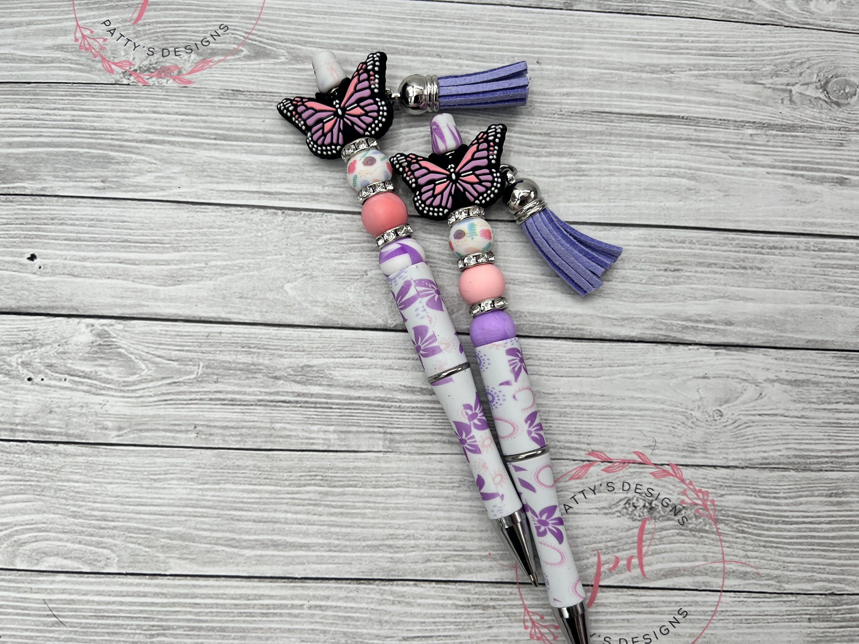 Butterfly Beaded Pen w/ Ink Refill - Thumbnail 7