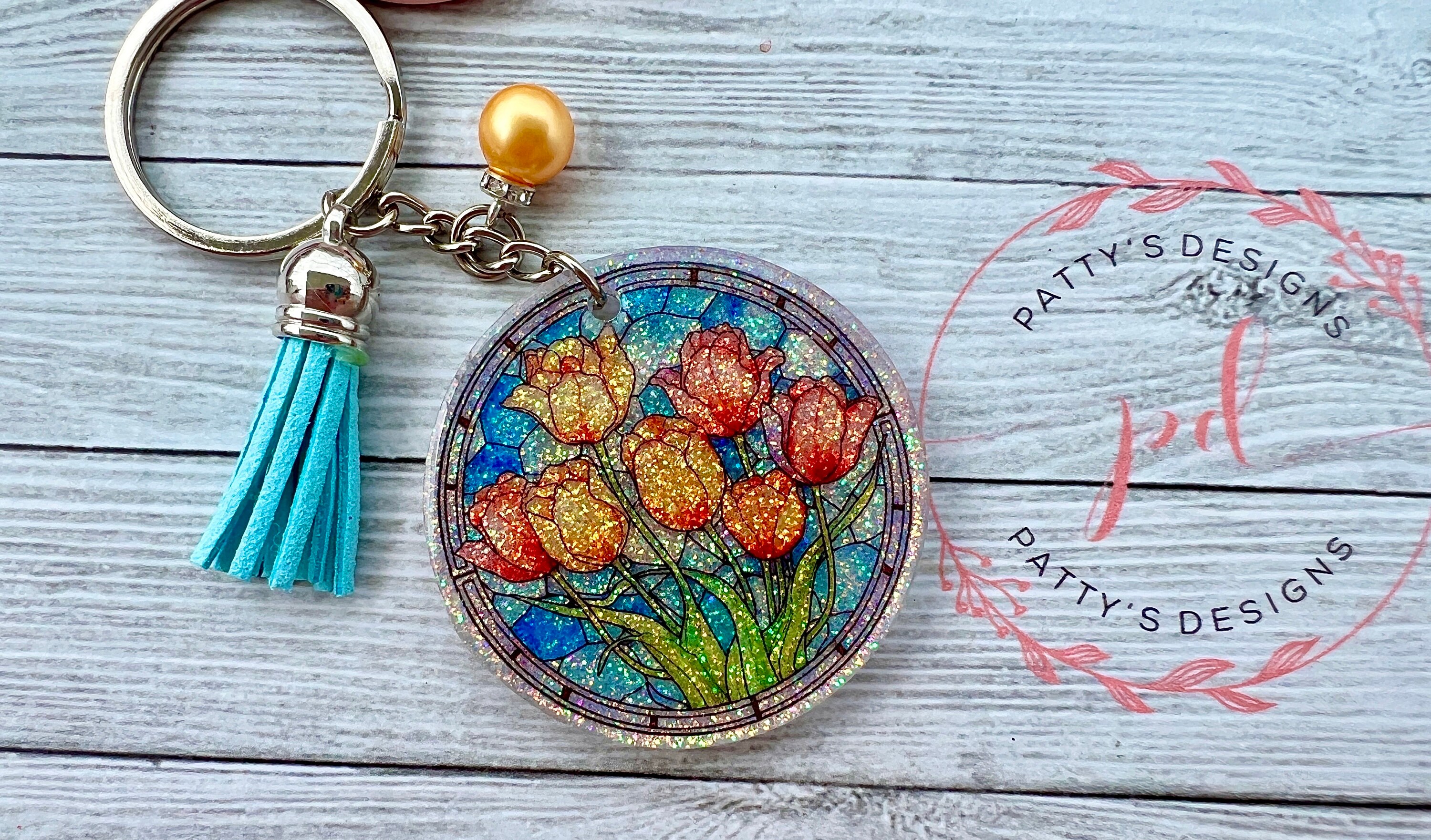 Tulip Keychain