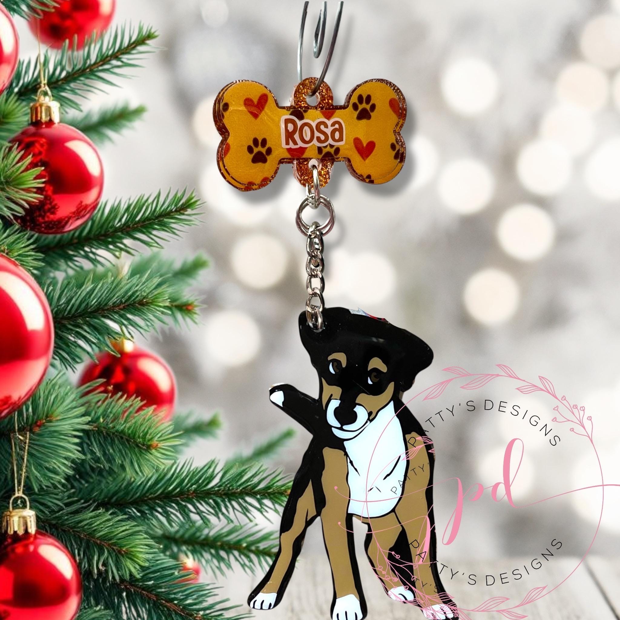 Jack Russell Dog Personalized Keychain or Ornament - Thumbnail 5