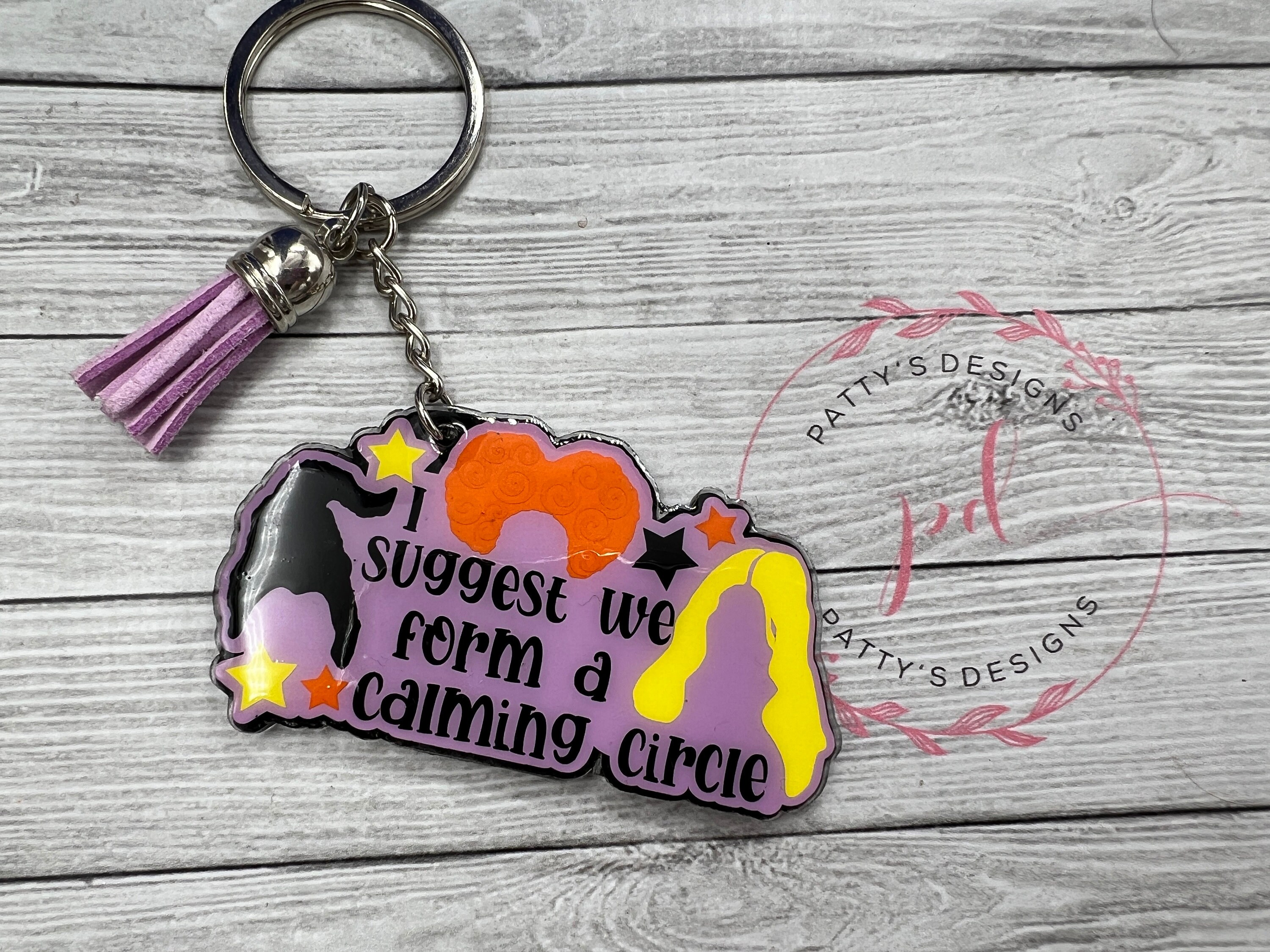 Calming Circle Keychain