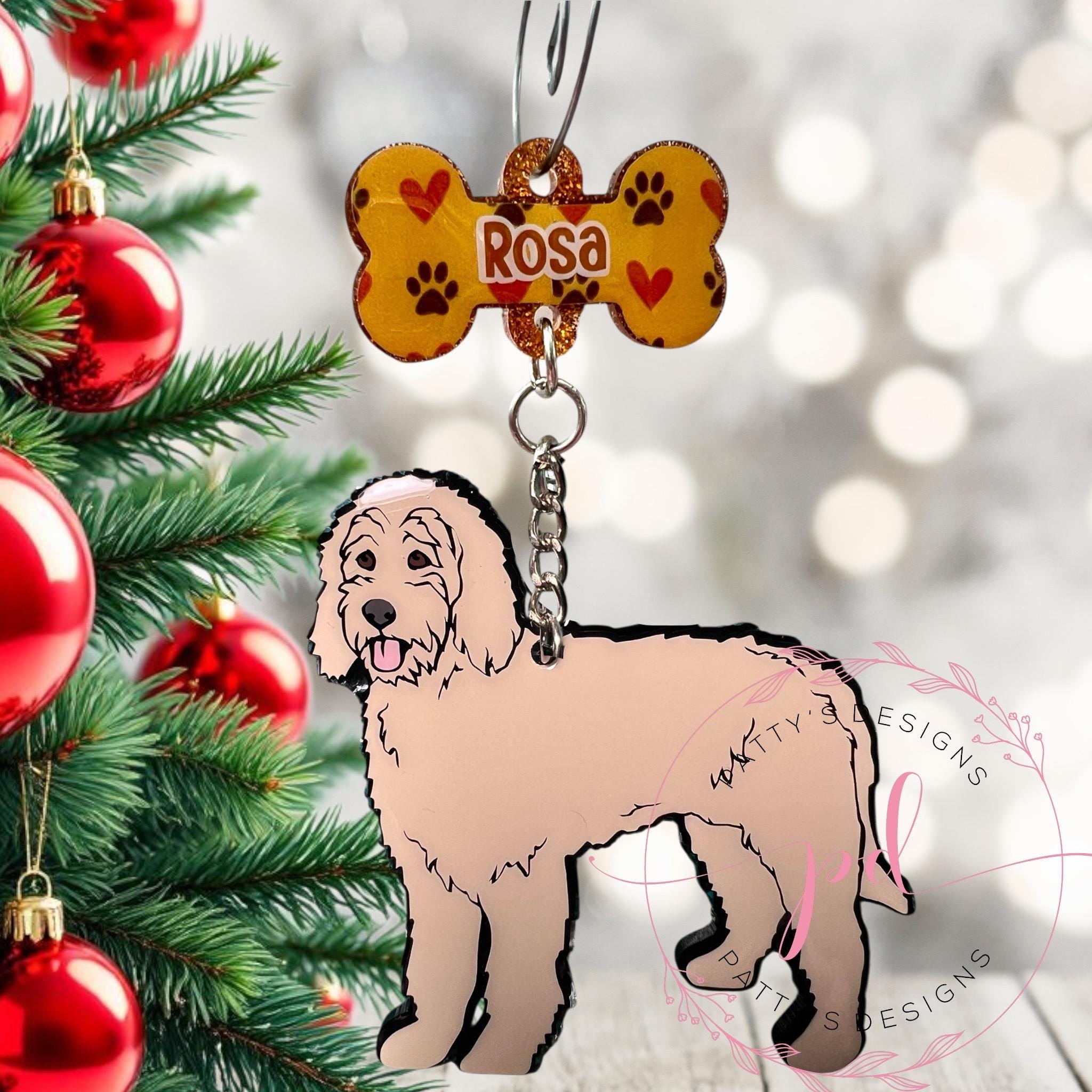 Goldendoodle, Personalized Keychain or Ornament - Thumbnail 5