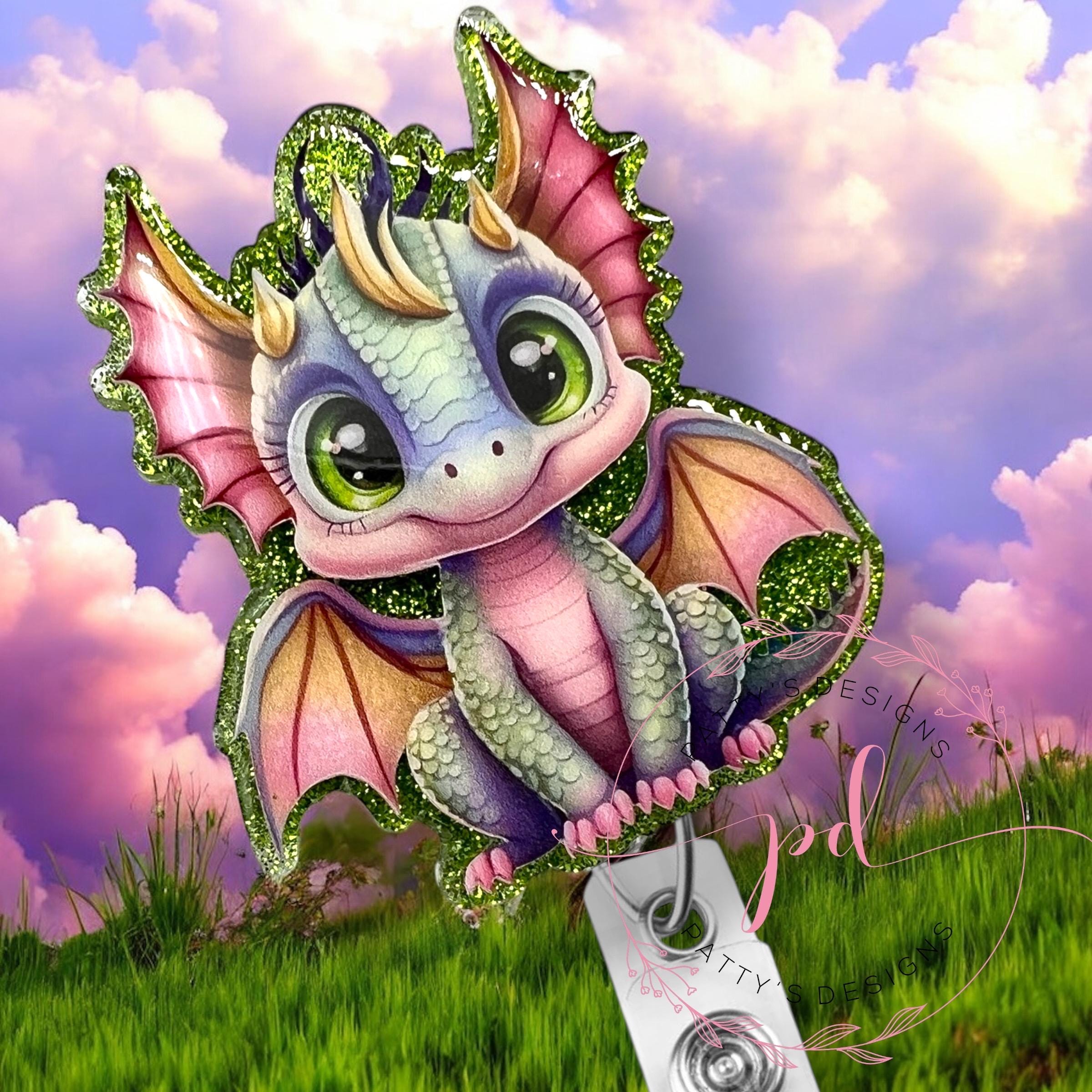 Baby Dragon Badge Reel, Badge Holder, ID Holder