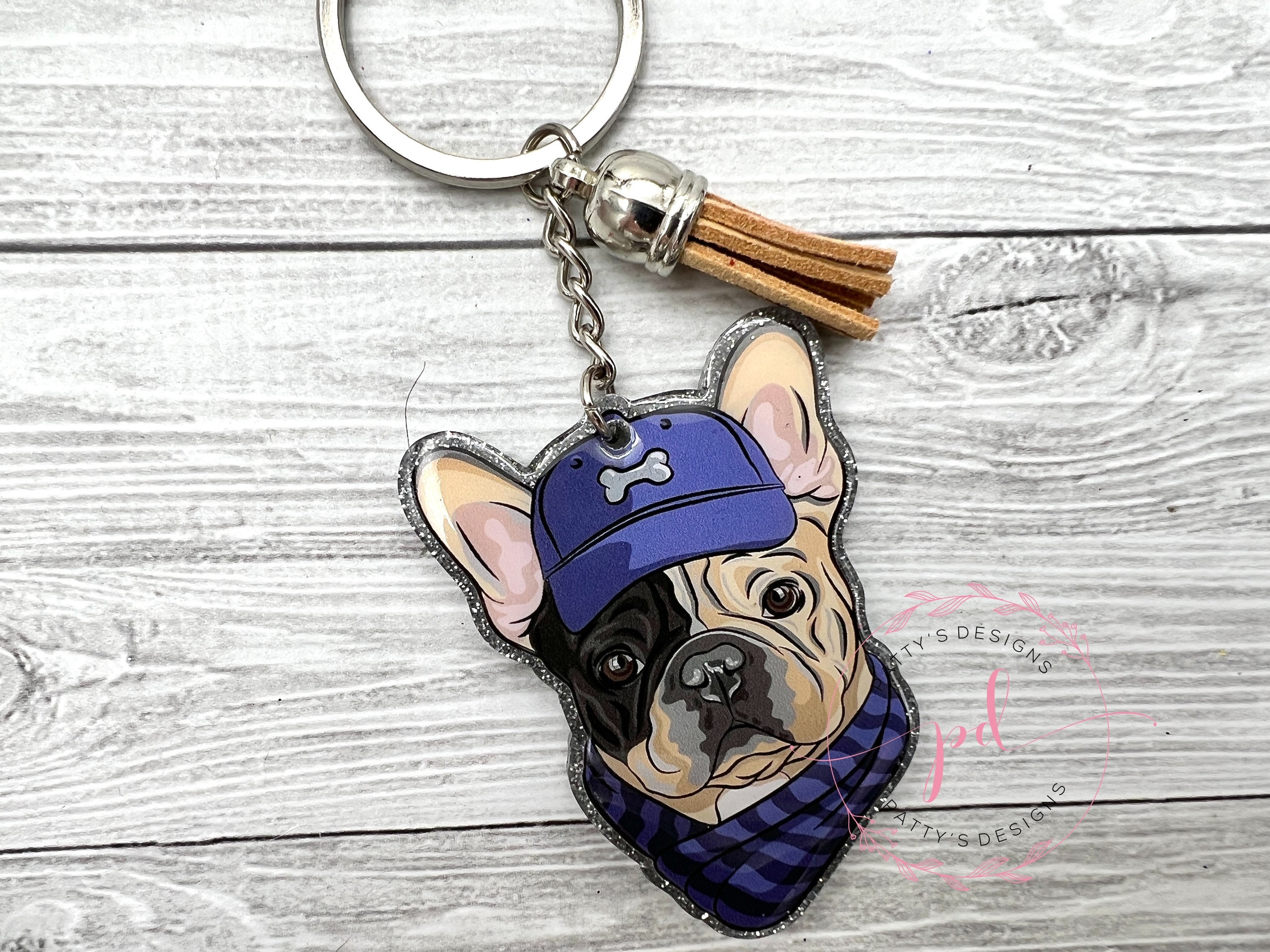 French Bulldog Keychain