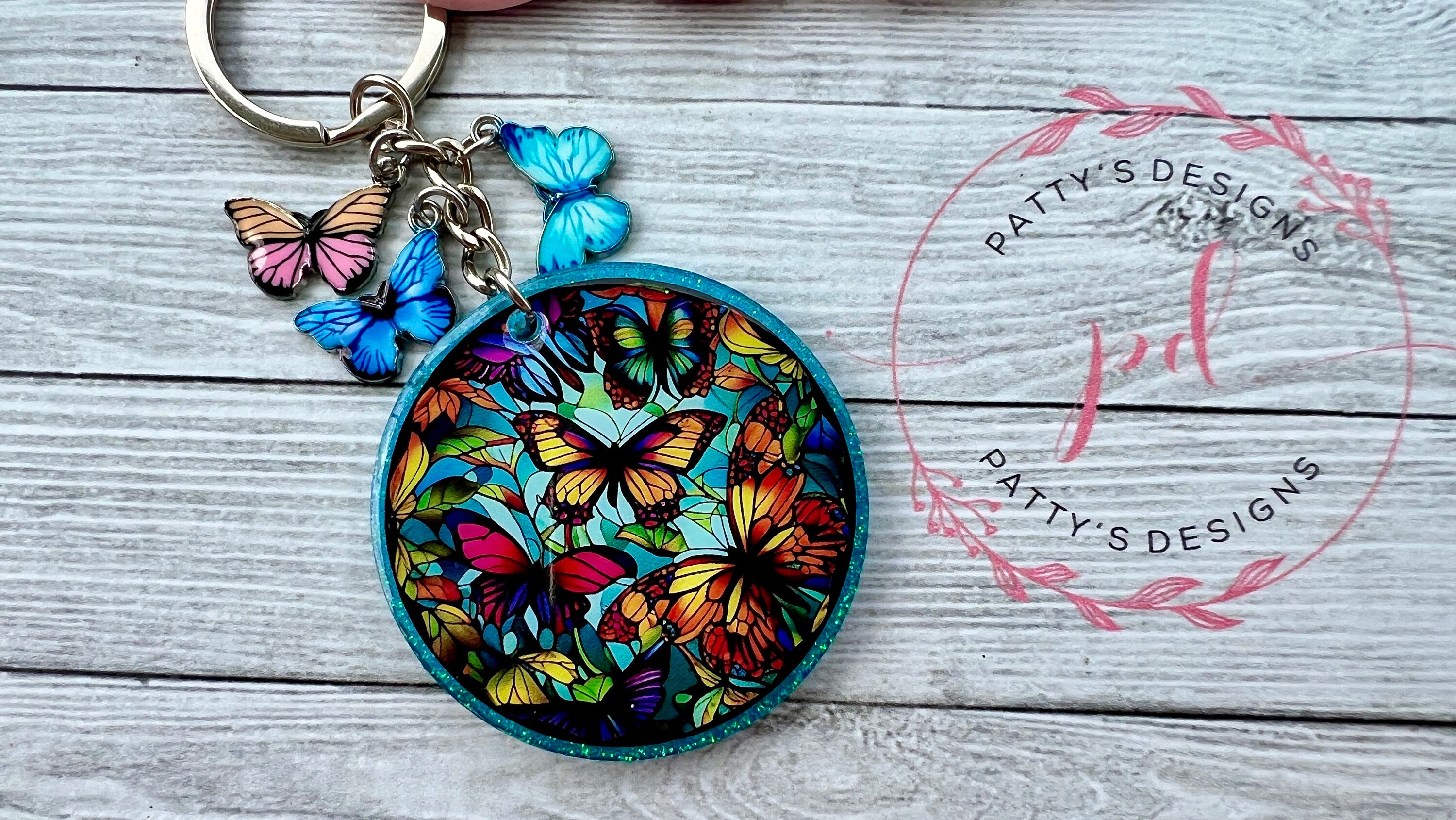 Butterfly Keychain