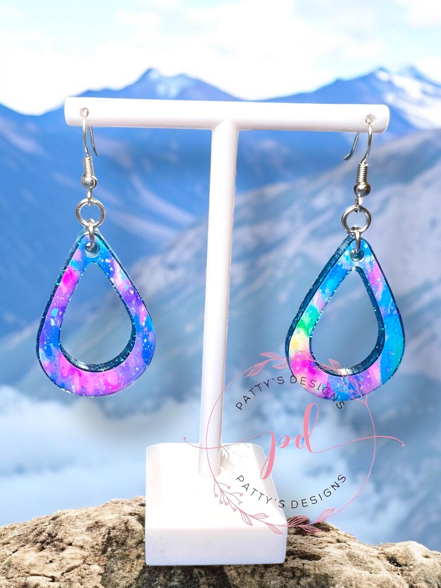 Opal Teardrop Earrings