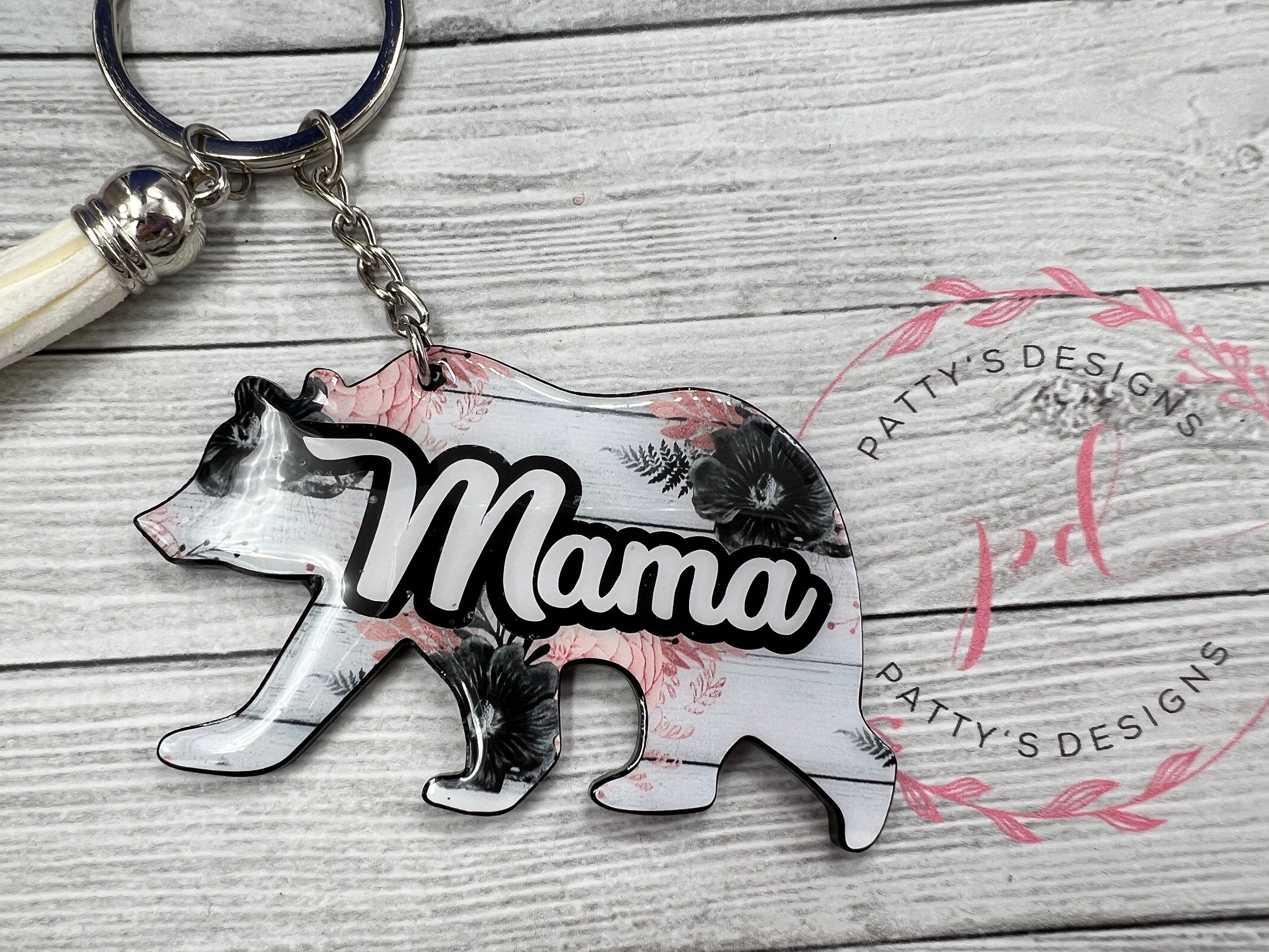 Mama Bear Keychain