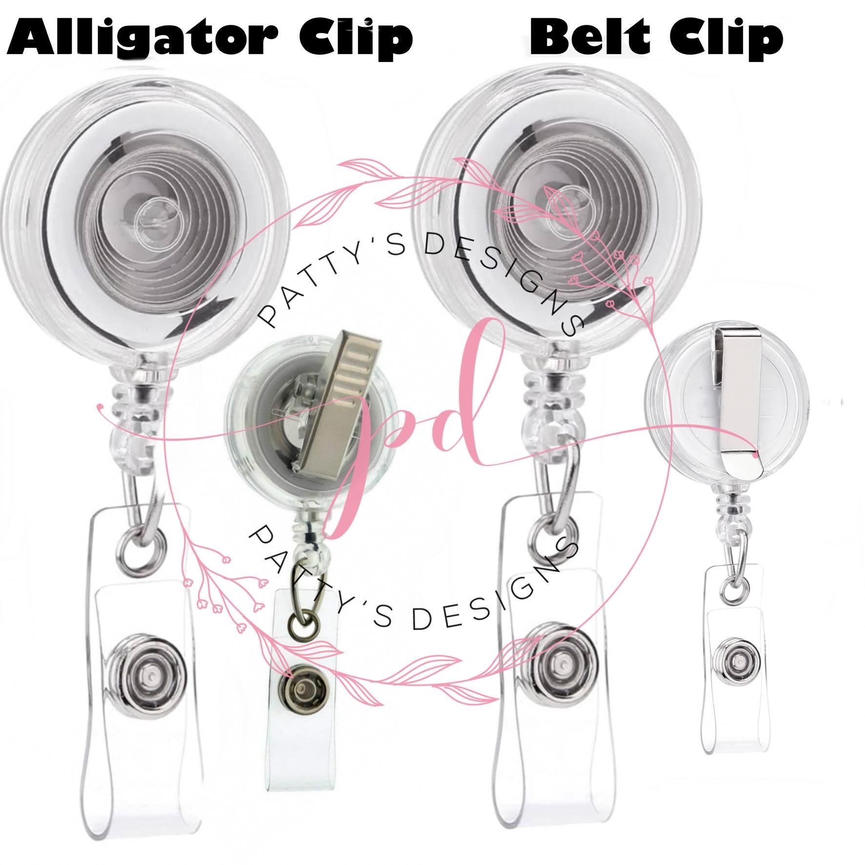 Valentine Cactus Badge Reel, Badge Holder, ID Holder, Valentine, Valentine’s - Thumbnail 2