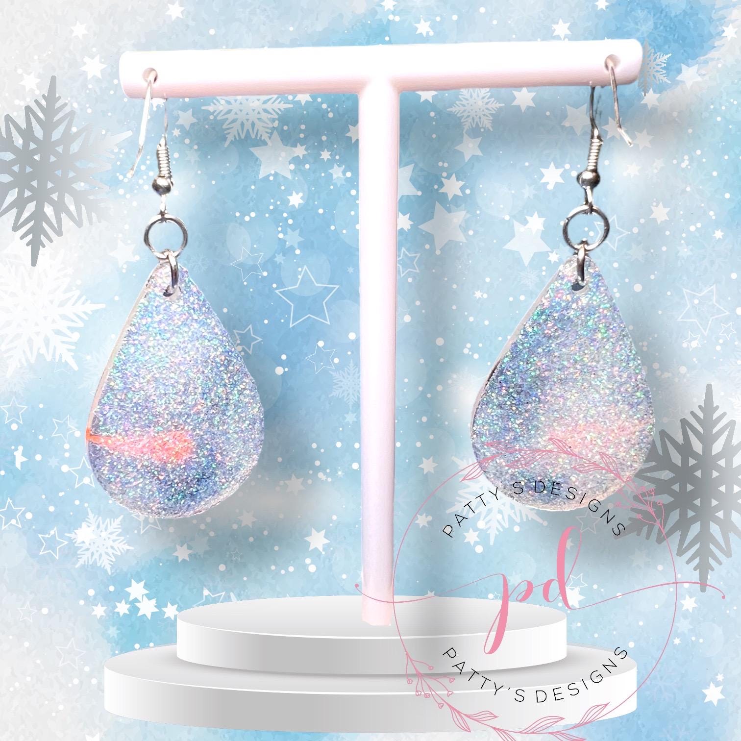 Snowman Teardrop Earrings - Thumbnail 2