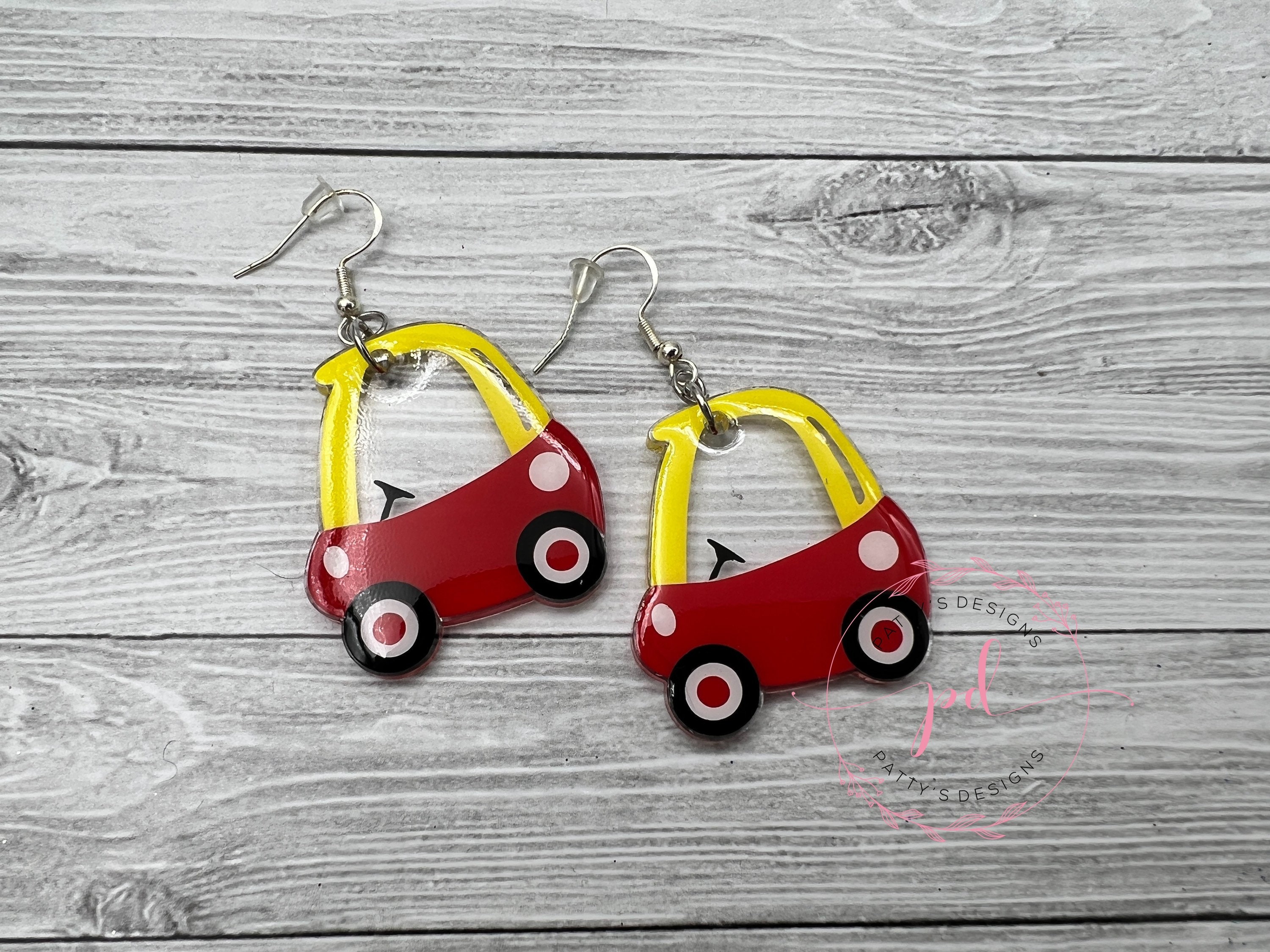 Toy Car Earrings - Image 1