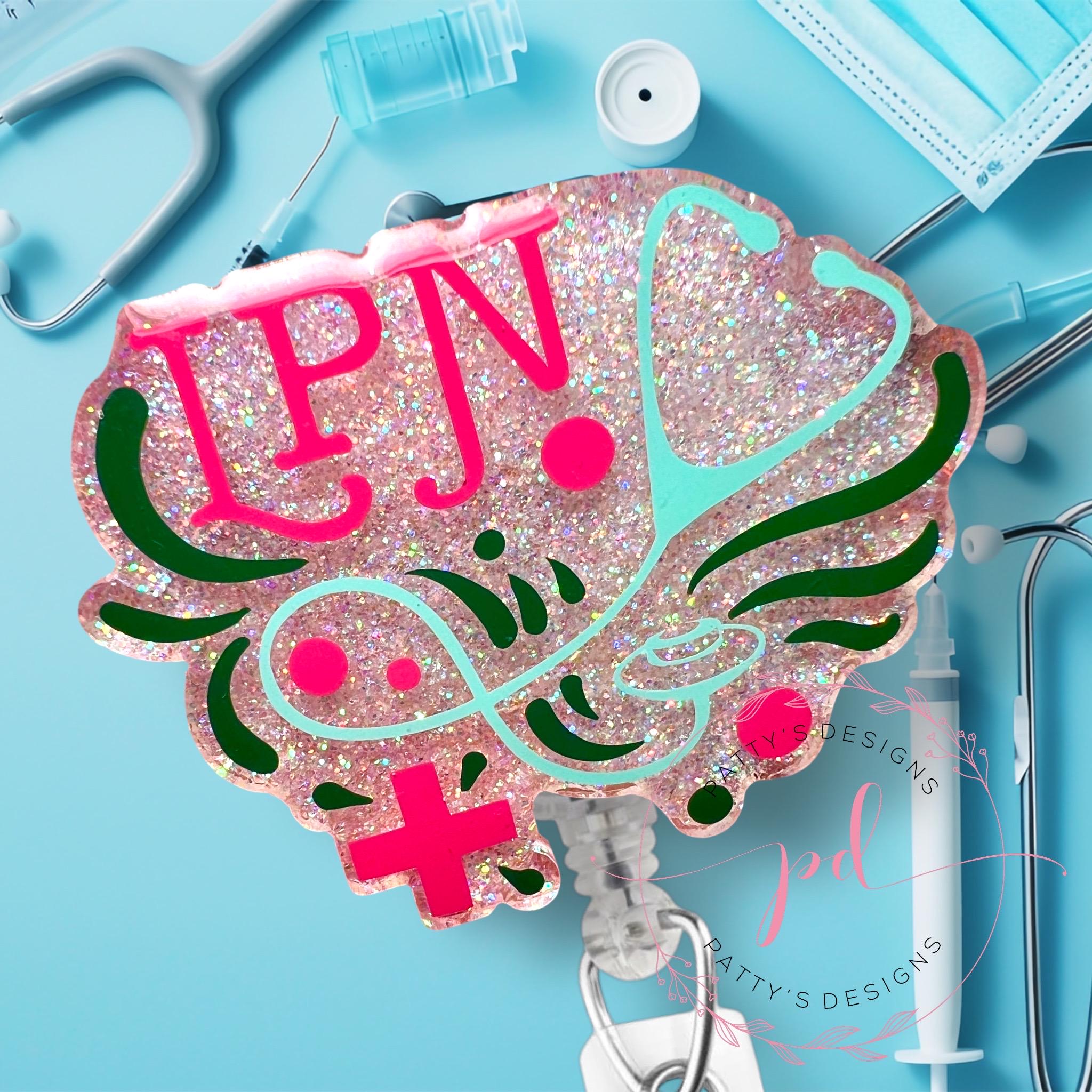 LPN Badge Holder, LPN Badge Reel, LPN Nurse