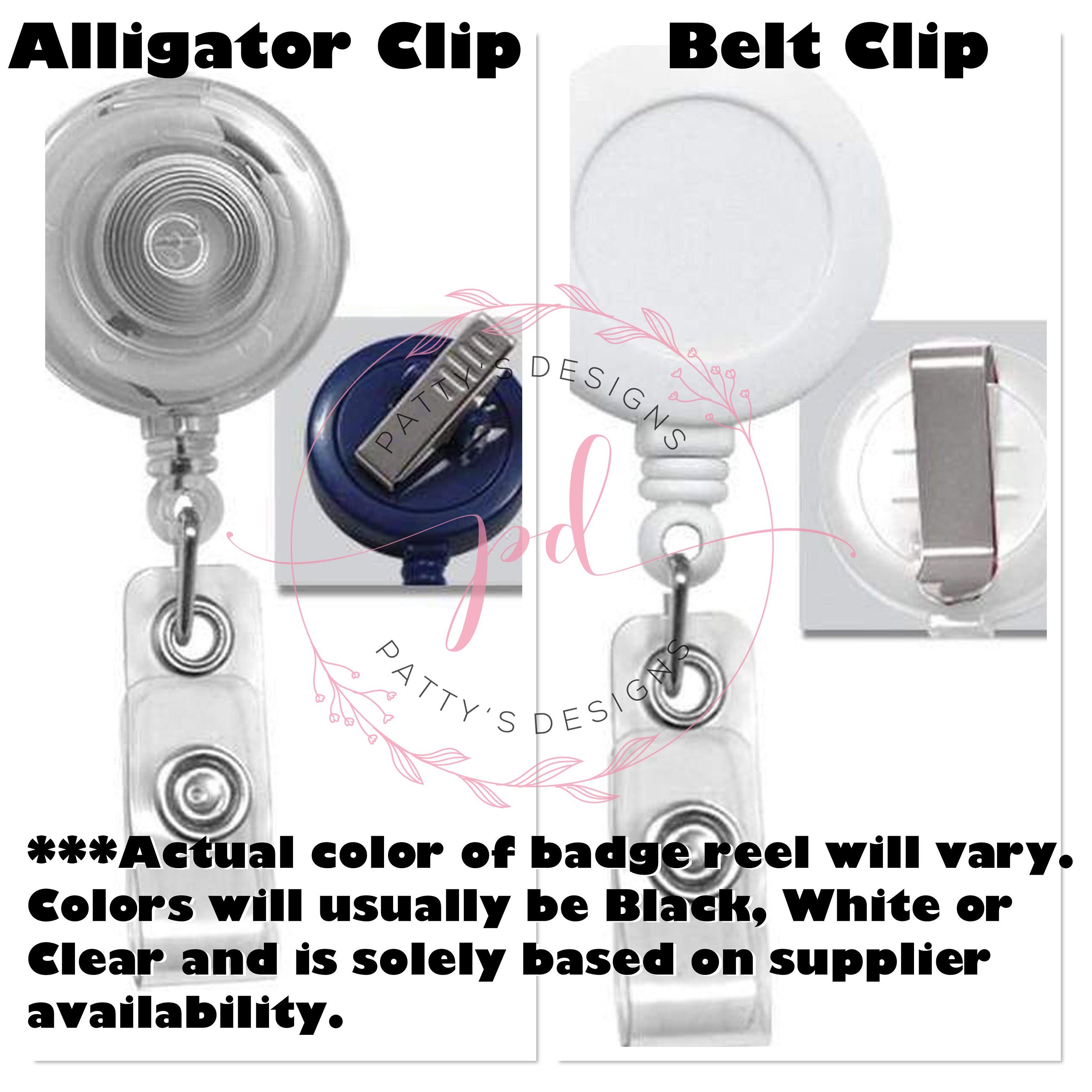 Avocado Badge Reel, Badge Holder, ID Holder - Thumbnail 2