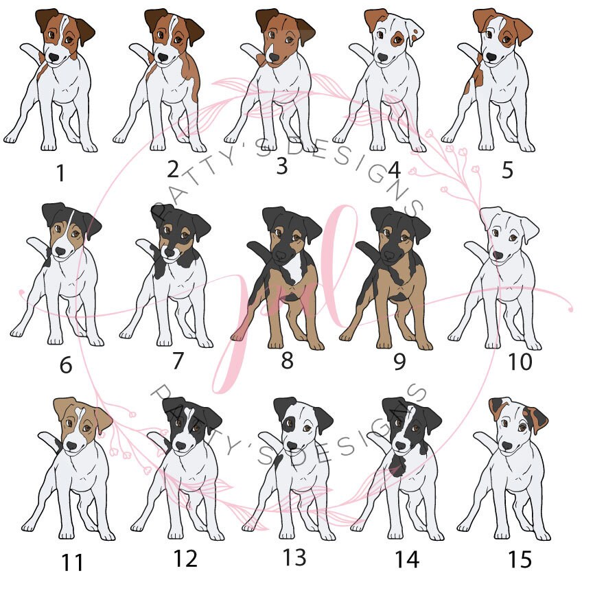 Jack Russell Dog Personalized Keychain or Ornament - Thumbnail 2