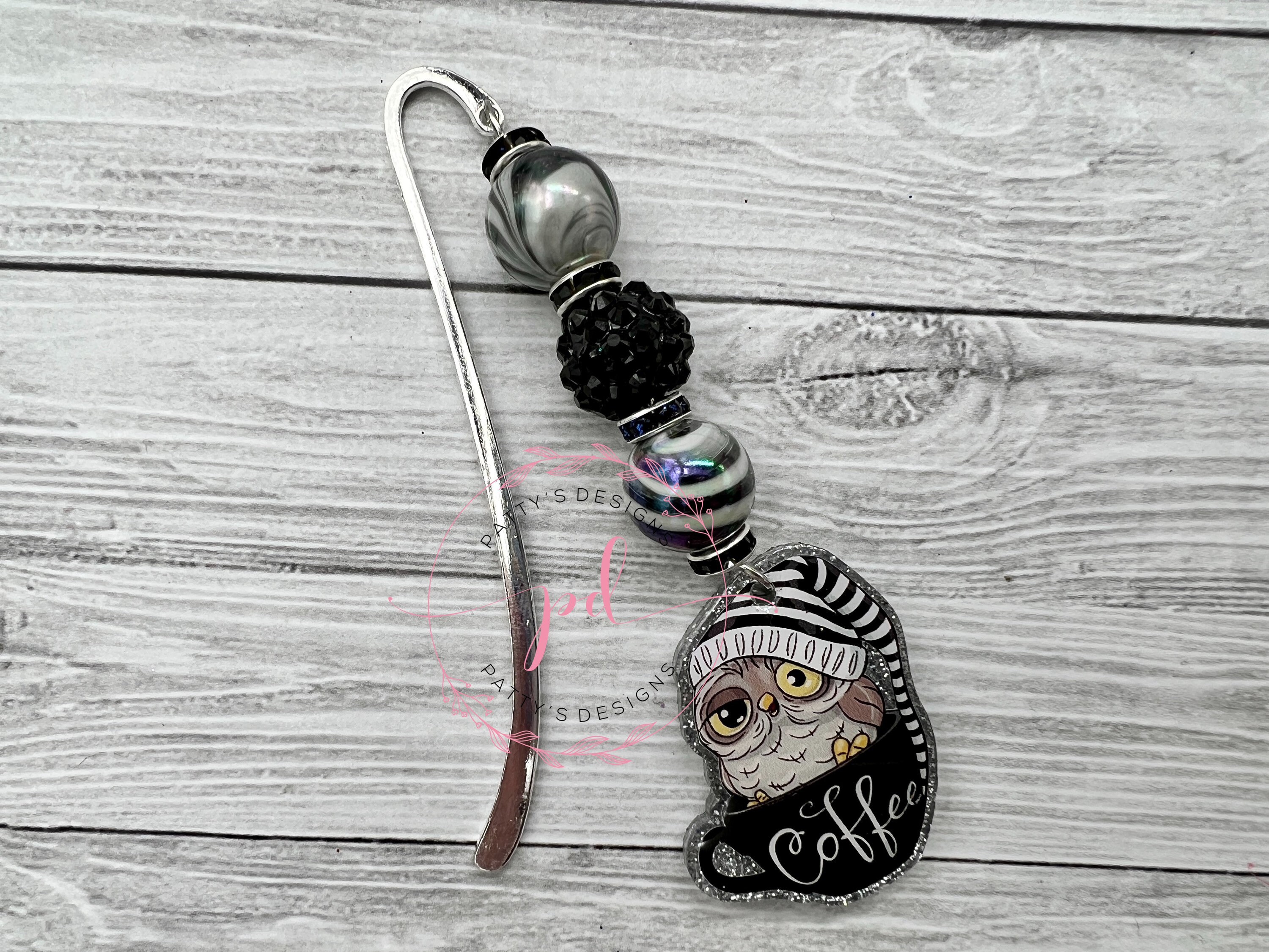 Owl Beaded Bookmark