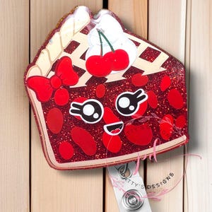 Cherry Pie Slice Badge Reel, Baking, Baker