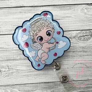 Cupid, Badge Reel, Badge Holder, ID Holder, Valentine’s Day