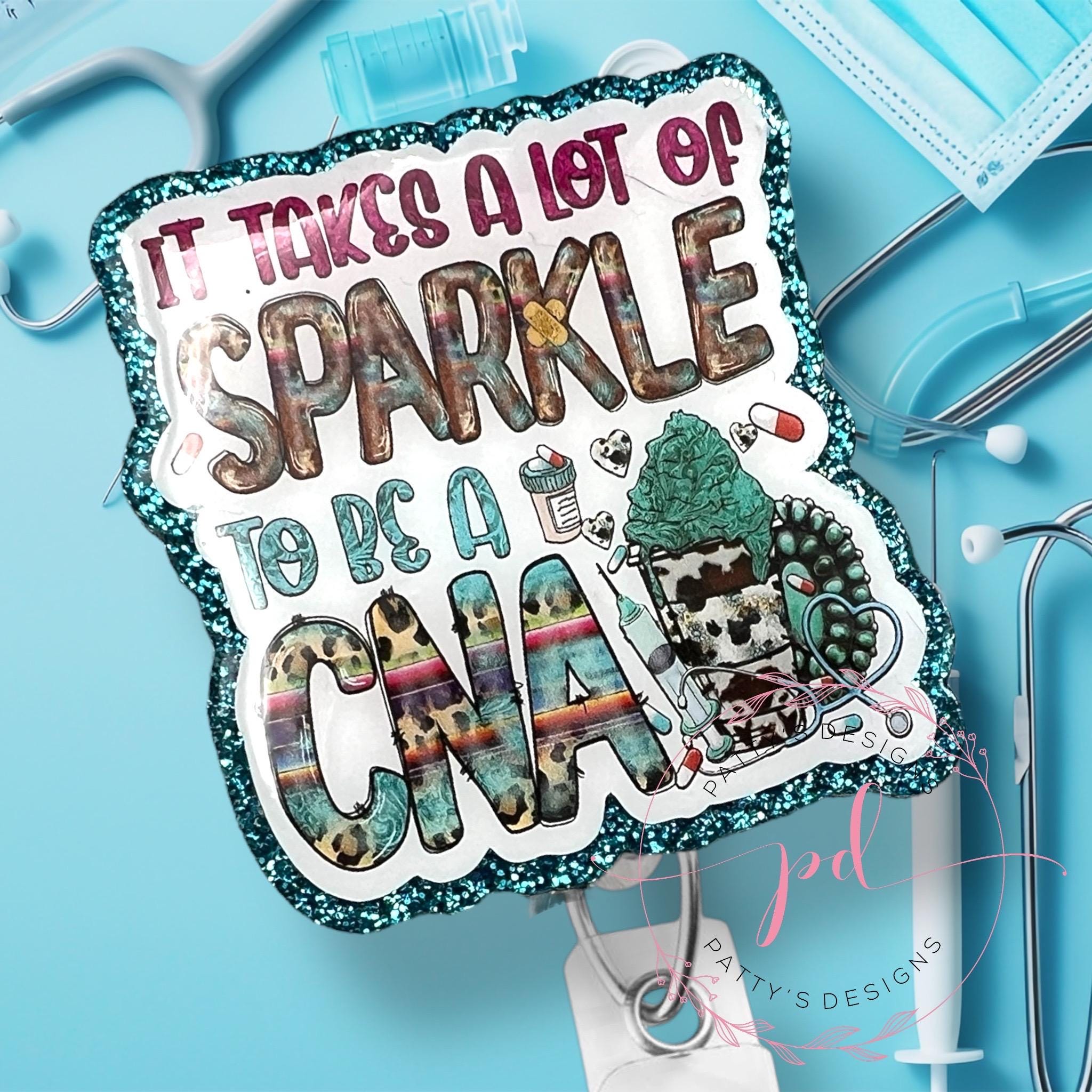 Certified Nurse Assistant Badge Reel, Nurse, Badge Holder