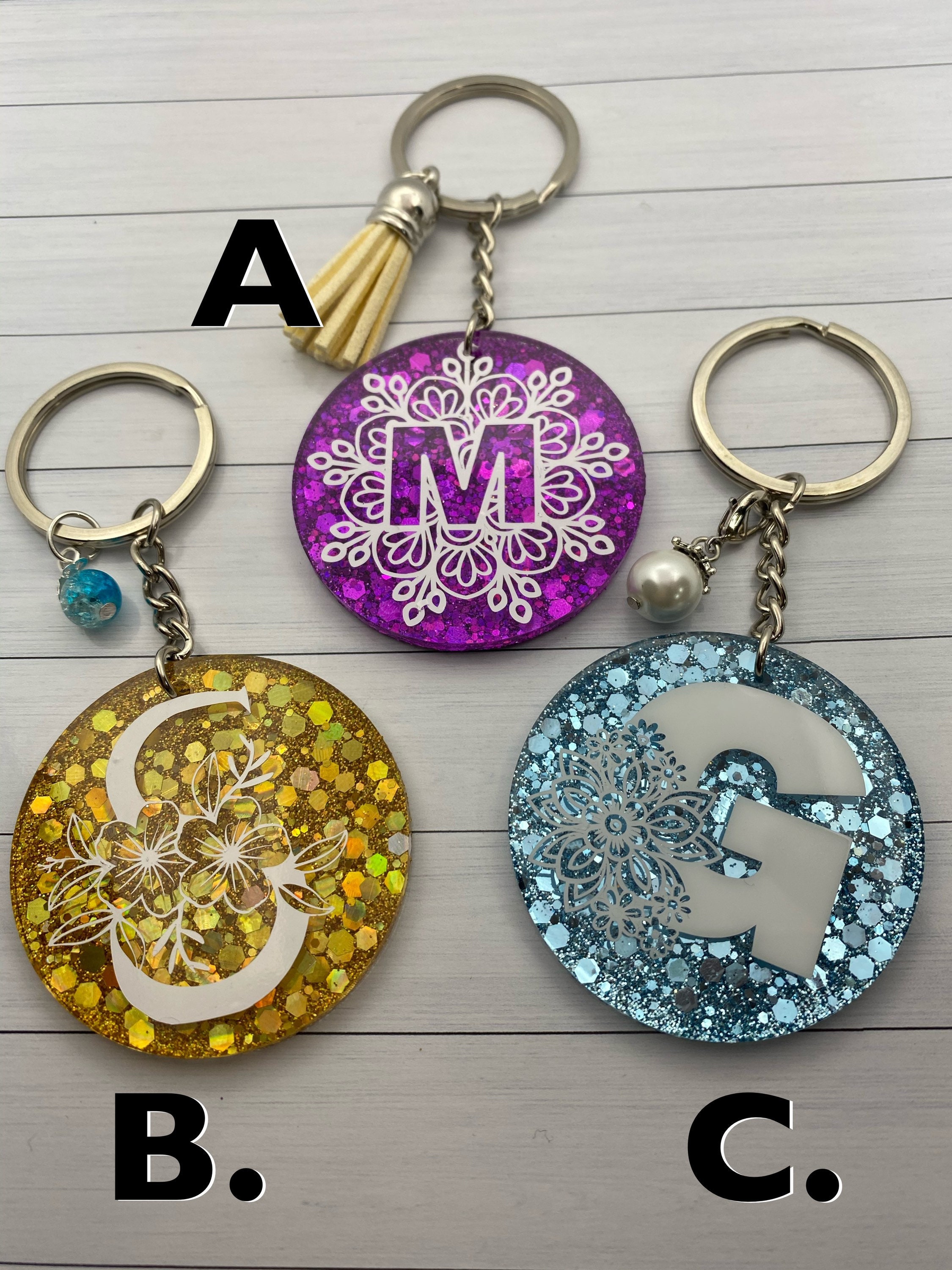 Initial Keychains - Thumbnail 4