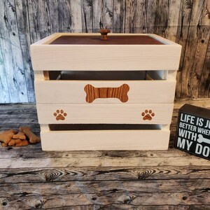 Farm House Style dog Treat/food storage